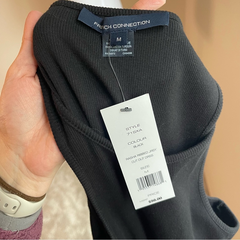 Rasha Ribbed Jersey Cutout Maxi Dress by French Connection - Picture 10 of 11